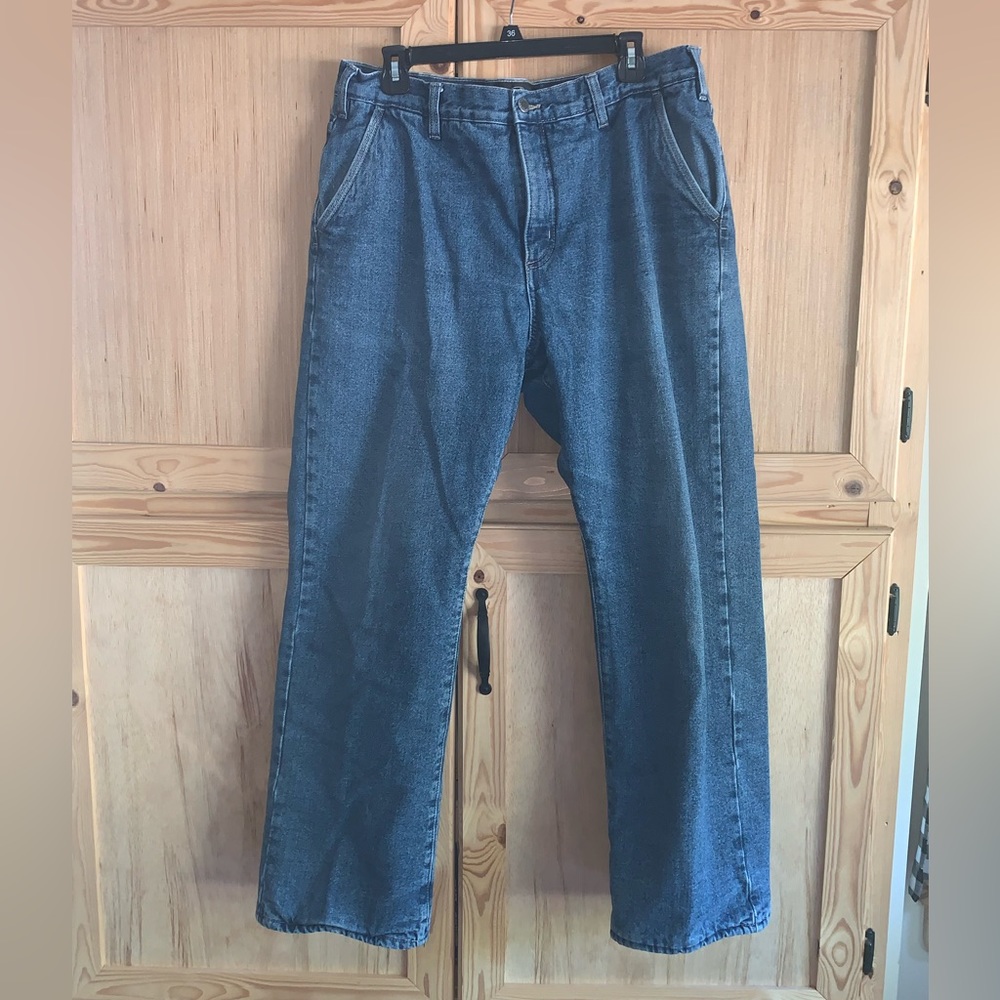 Red Head “Thinsulate Insulation” lined blue denim jeans size 36 x 32